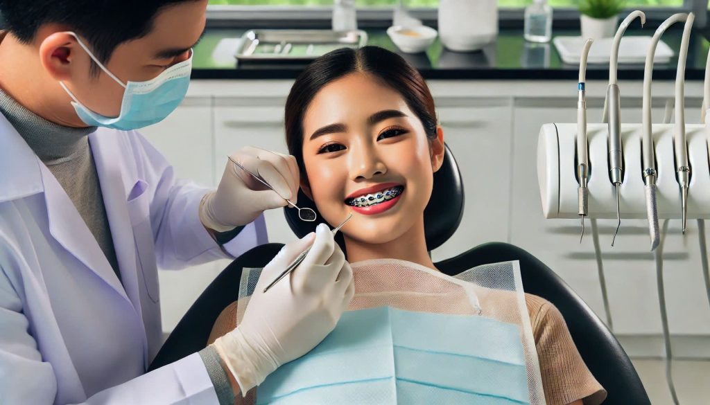 Niềng răng bị ố vàng là do đâu?