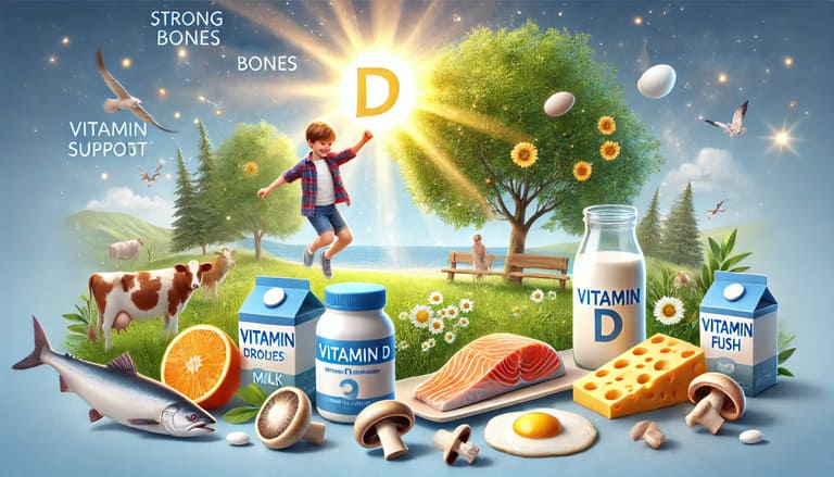 Bổ sung vitamin D cho trẻ – Vai trò quan trọng và cách bổ sung hiệu quả
