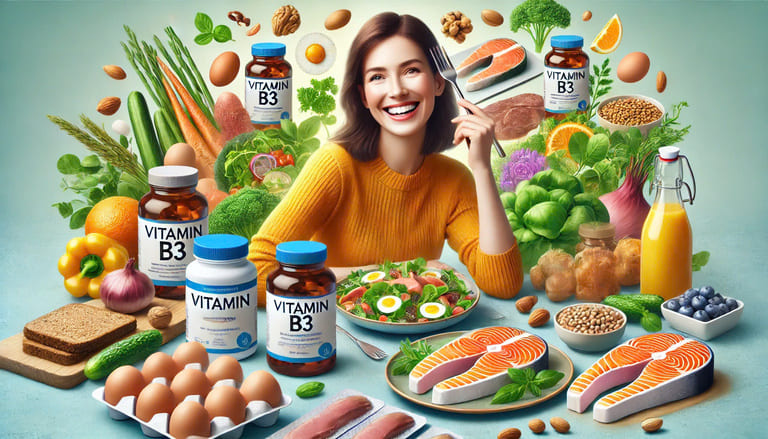 Vitamin B3 (Niacin): Lợi ích, tác dụng và cách bổ sung hiệu quả