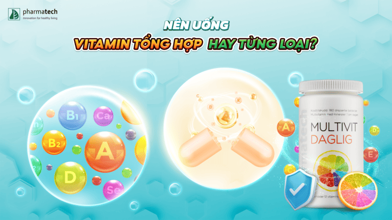 Nên uống vitamin tổng hợp hay uống từng loại vitamin?