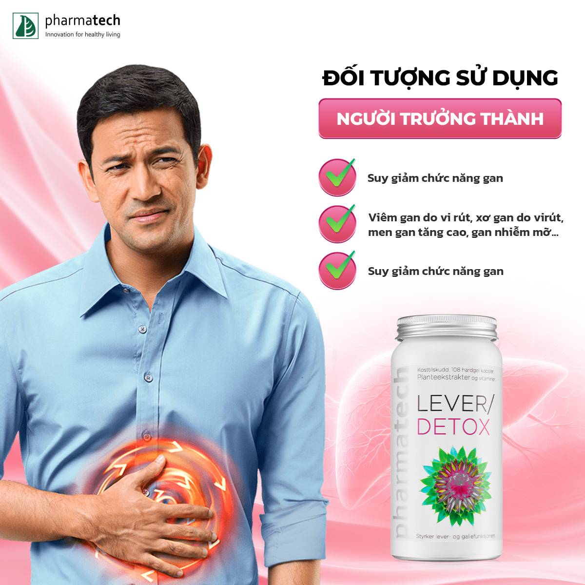 Lever/Detox - Viên nang hỗ trợ thanh lọc gan - Hình ảnh 4