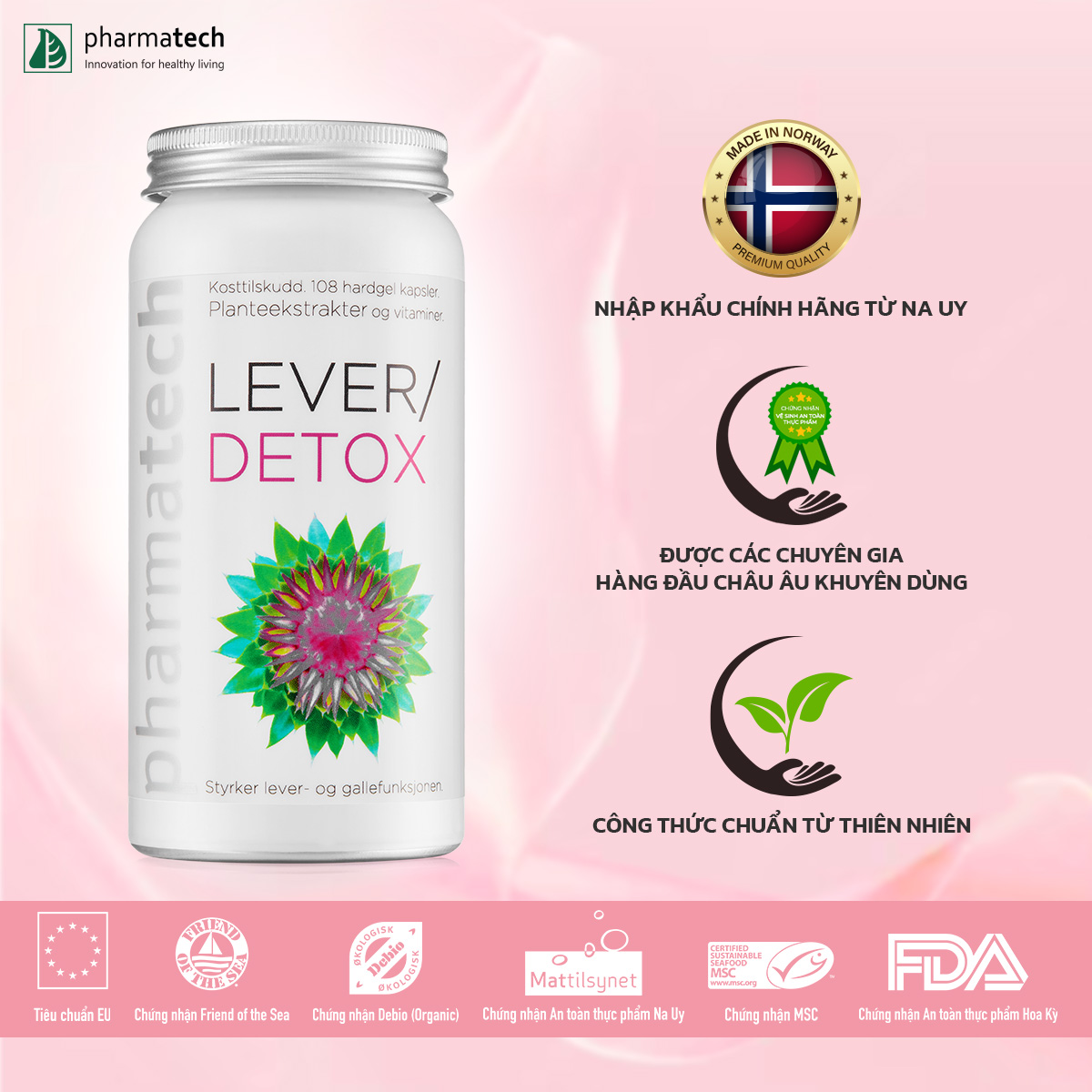 Lever/Detox - Viên nang hỗ trợ thanh lọc gan - Hình ảnh 5