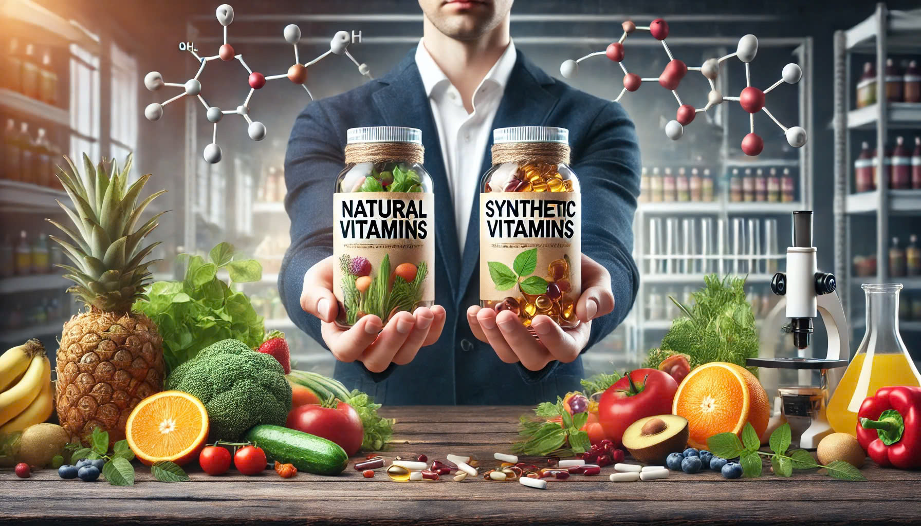 Sự khác biệt giữa vitamin tổng hợp và tự nhiên – Nên chọn loại nào?