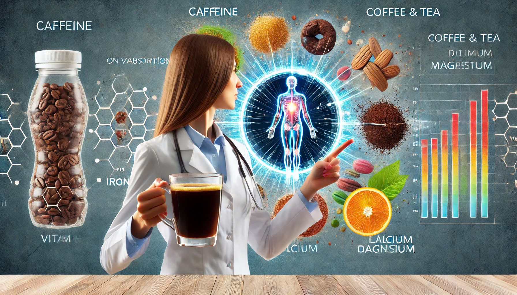 Tác động của caffeine đến hấp thụ vitamin: Sự thật bạn cần biết