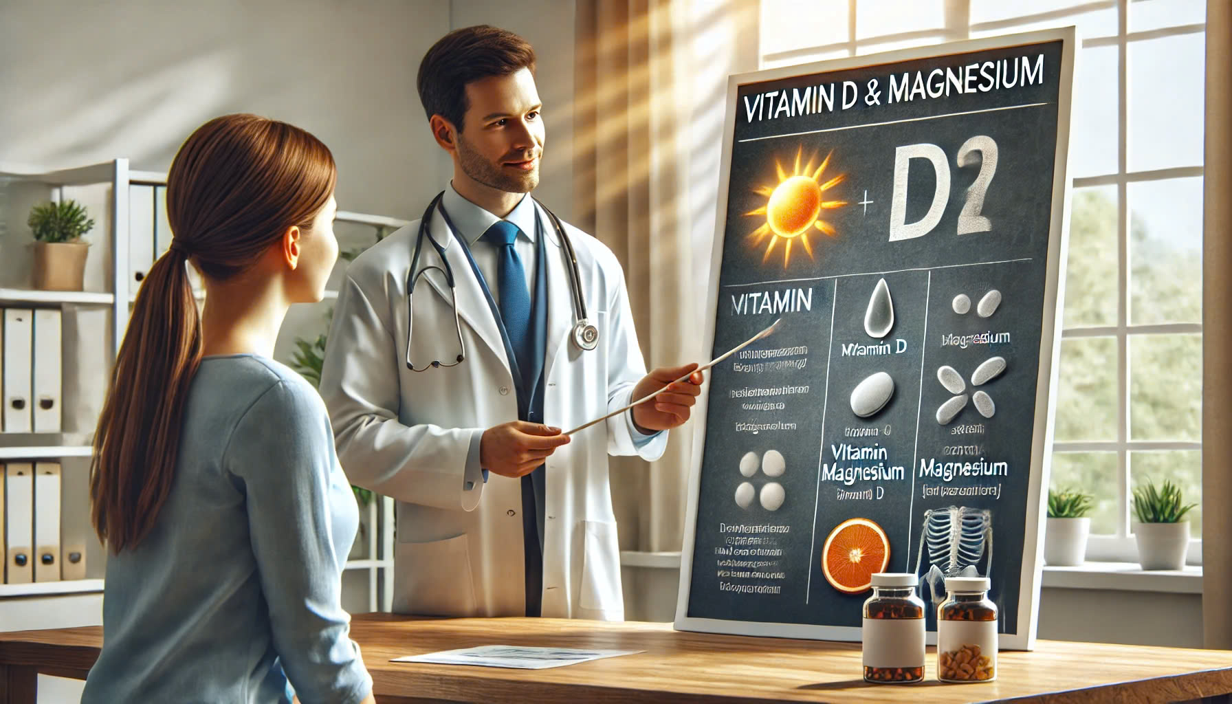 Tương tác giữa Vitamin D và Magie: Chìa khóa cho sức khỏe xương và chuyển hóa